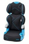 Детское автокресло Evenflo Amp High Back (13,5-45), чёрное с голубым